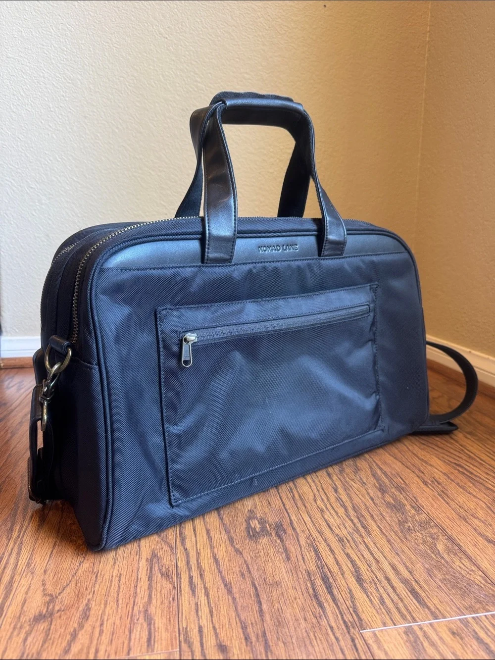 Nomad Lane Black Bento Travel Laptop Briefcase Carryon - Picture 1 of 8